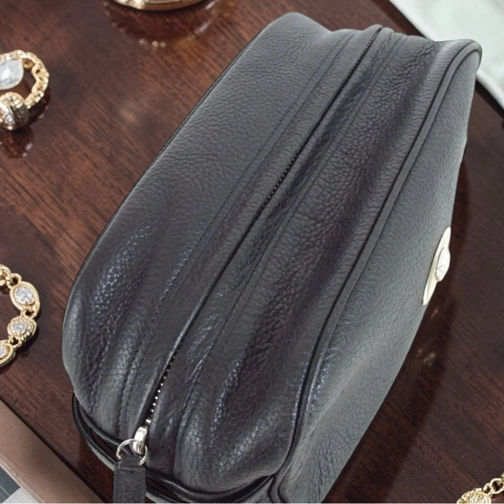 Gianni Versace Medusa Head Leather Toiletry Bag 🤩🔥